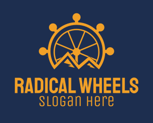 Mountain Ferris Wheel logo design