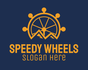 Mountain Ferris Wheel logo design