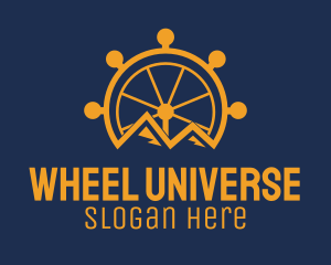 Mountain Ferris Wheel logo design