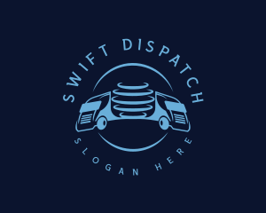 Global Logistics Truck logo design