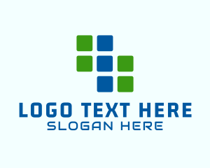 Digital Geometric Squares  logo