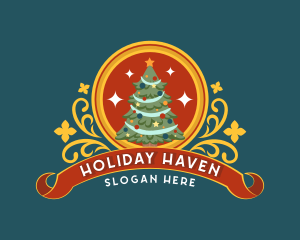 Holiday Christmas Celebration logo design