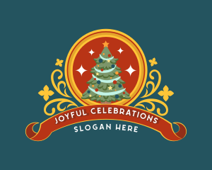 Holiday Christmas Tree logo