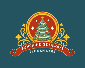 Holiday Christmas Tree logo