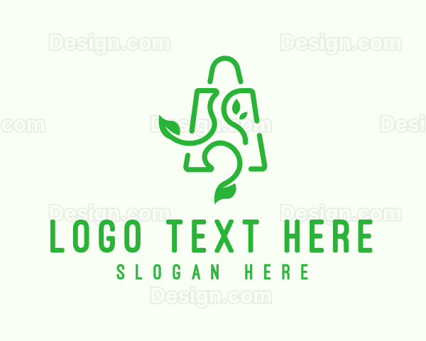 Organic Shopping Bag Logo