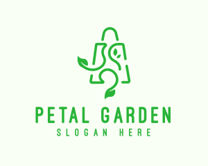 Organic Shopping Bag logo design