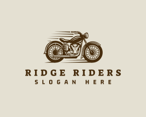 Motorbike Biker Mechanic logo design