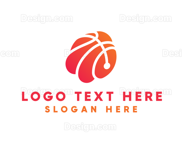 Basketball Sports Ball Logo