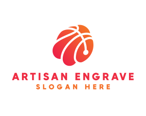 Basketball Sports Ball logo design