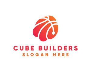 Basketball Sports Ball logo design