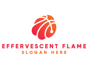 Basketball Sports Ball logo design