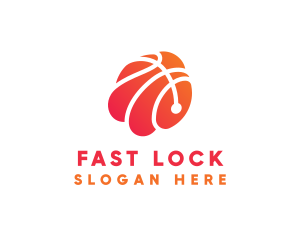 Basketball Sports Ball logo design