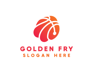 Basketball Sports Ball logo design