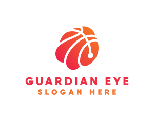 Basketball Sports Ball logo design