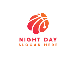 Basketball Sports Ball logo design