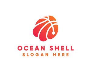 Basketball Sports Ball logo design