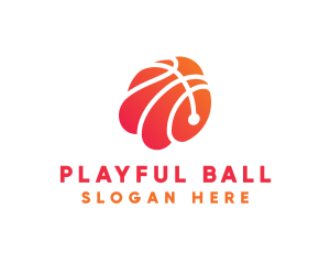 Basketball Sports Ball logo design