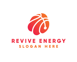 Basketball Sports Ball logo design