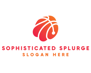 Basketball Sports Ball logo design