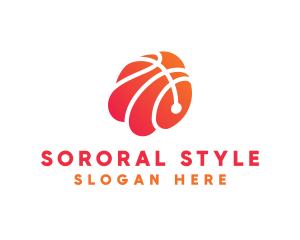 Basketball Sports Ball logo design