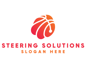 Basketball Sports Ball logo design