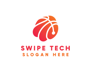 Basketball Sports Ball logo design