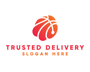 Basketball Sports Ball logo design