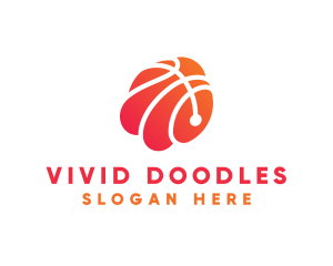 Basketball Sports Ball logo design