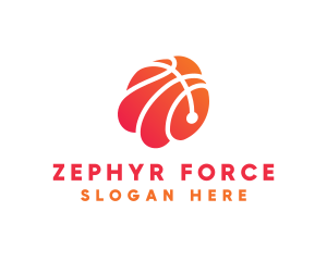 Basketball Sports Ball logo design