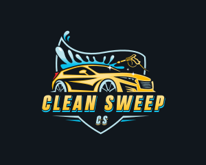 Clean Car Wash logo design