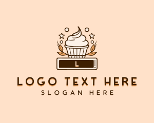 Pastry Cake Muffin Logo