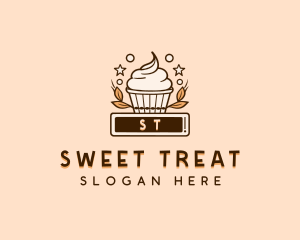 Pastry Cake Muffin logo design