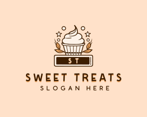 Pastry Cake Muffin logo design