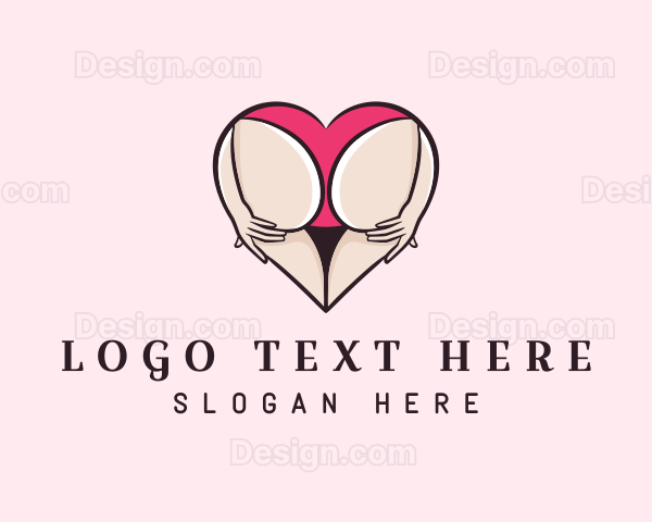 Sexy Woman Bikini Logo