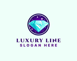 Luxury Diamond Jewelry logo design