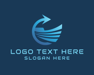 Logistics Business Arrow logo