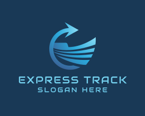 Logistics Business Arrow logo design