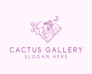 Cactus Desert Cowgirl logo