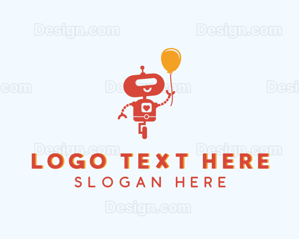 Balloon Toy Robot Logo