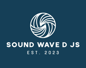 Spiral Wave Letter S logo design