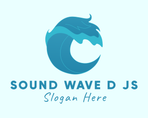 Summer Beach Wave logo design