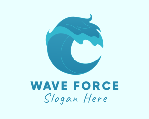 Summer Beach Wave logo