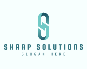 Digital Startup Letter S logo design