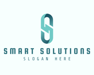 Digital Startup Letter S logo design