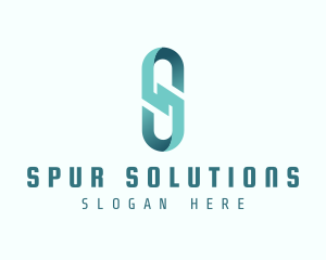 Digital Startup Letter S logo design