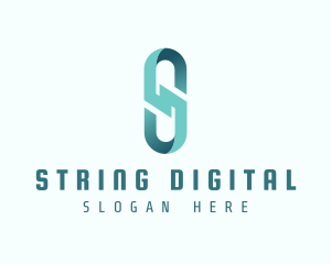 Digital Startup Letter S logo design