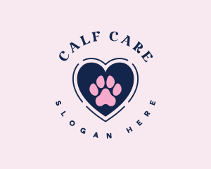 Paw Heart Care logo design