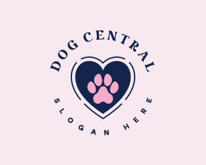 Paw Heart Care logo design