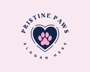 Paw Heart Care logo design