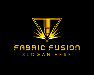 Laser Ironwork Fabrication logo design